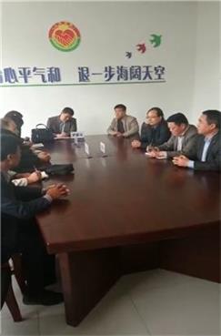 孟主任陪同蓬莱市司法局及蓬莱市各法律服务所主任来我市调研法律服务工作